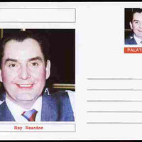 Palatine (Fantasy) Personalities - Ray Reardon (snooker) postal stationery card unused and fine
