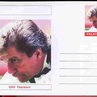 Palatine (Fantasy) Personalities - Cliff Thorburn (snooker) postal stationery card unused and fine