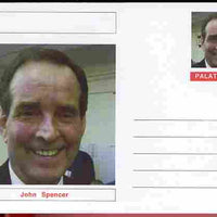 Palatine (Fantasy) Personalities - John Spencer (snooker) postal stationery card unused and fine