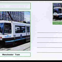 Chartonia (Fantasy) Buses & Trams - Manchester Tram postal stationery card unused and fine