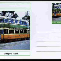 Chartonia (Fantasy) Buses & Trams - Glasgow Tram postal stationery card unused and fine