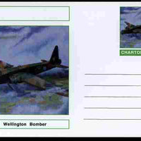 Chartonia (Fantasy) Aircraft - Wellington Bomber postal stationery card unused and fine