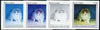 Equatorial Guinea 1976 Cats EK25 (Bi-coloured Longhair) set of 4 imperf progressive proofs on ungummed paper comprising 1, 2, 3 and all 4 colours (as Mi 801)