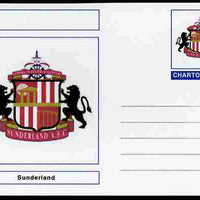 Chartonia (Fantasy) Football Club Badges - Sunderland postal stationery card unused and fine