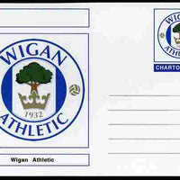 Chartonia (Fantasy) Football Club Badges - Wigan Athletic postal stationery card unused and fine