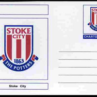 Chartonia (Fantasy) Football Club Badges - Stoke City postal stationery card unused and fine