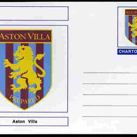 Chartonia (Fantasy) Football Club Badges - Aston Villa postal stationery card unused and fine