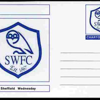 Chartonia (Fantasy) Football Club Badges - Sheffield Wednesday postal stationery card unused and fine