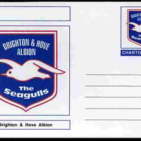 Chartonia (Fantasy) Football Club Badges - Brighton & Hove Albion postal stationery card unused and fine
