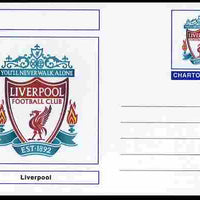 Chartonia (Fantasy) Football Club Badges - Liverpool postal stationery card unused and fine