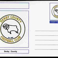 Chartonia (Fantasy) Football Club Badges - Derby County postal stationery card unused and fine