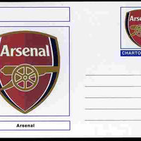 Chartonia (Fantasy) Football Club Badges - Arsenal postal stationery card unused and fine