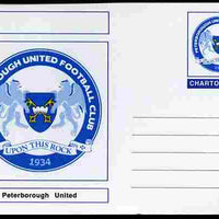 Chartonia (Fantasy) Football Club Badges - Peterborough United postal stationery card unused and fine