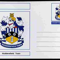 Chartonia (Fantasy) Football Club Badges - Huddersfield Town postal stationery card unused and fine