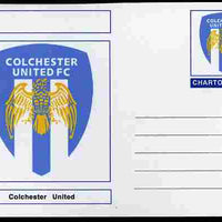 Chartonia (Fantasy) Football Club Badges - Colchester United postal stationery card unused and fine