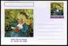 Chartonia (Fantasy) Famous Paintings - Child with an Orange by Vincent Van Gogh postal stationery card unused and fine