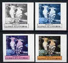 Equatorial Guinea 1977 Birds EK8 (Woodpeckers) set of 4 imperf progressive proofs on ungummed paper comprising 1, 2, 3 and all 4 colours (as Mi 1208)
