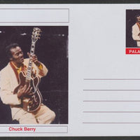 Palatine (Fantasy) Personalities - Chuck Berry postal stationery card unused and fine