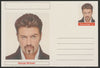 Palatine (Fantasy) Personalities - George Michael postal stationery card unused and fine