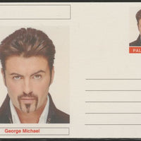 Palatine (Fantasy) Personalities - George Michael postal stationery card unused and fine