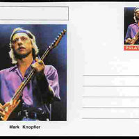 Palatine (Fantasy) Personalities - Mark Knopfler postal stationery card unused and fine