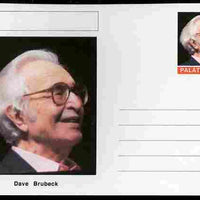 Palatine (Fantasy) Personalities - Dave Brubeck postal stationery card unused and fine