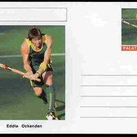 Palatine (Fantasy) Personalities - Eddie Ockenden (field hockey) postal stationery card unused and fine