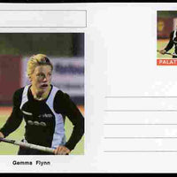 Palatine (Fantasy) Personalities - Gemma Flynn (field hockey) postal stationery card unused and fine