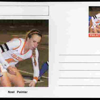Palatine (Fantasy) Personalities - Noel Painter (field hockey) postal stationery card unused and fine