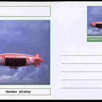 Chartonia (Fantasy) Airships & Balloons - Holden Airship postal stationery card unused and fine