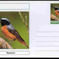 Chartonia (Fantasy) Birds - Redstart postal stationery card unused and fine