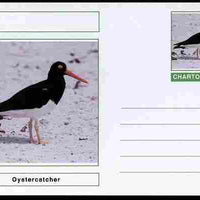 Chartonia (Fantasy) Birds - Oystercatcher postal stationery card unused and fine