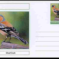 Chartonia (Fantasy) Birds - Chaffinch postal stationery card unused and fine