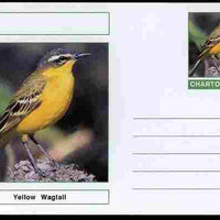 Chartonia (Fantasy) Birds - Yellow Wagtail postal stationery card unused and fine