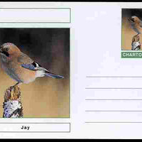 Chartonia (Fantasy) Birds - Jay postal stationery card unused and fine