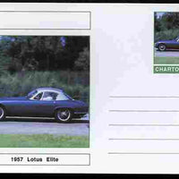 Chartonia (Fantasy) Cars - 1957 Lotus Elite postal stationery card unused and fine