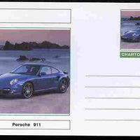 Chartonia (Fantasy) Cars - 2010 Porsche 911 postal stationery card unused and fine
