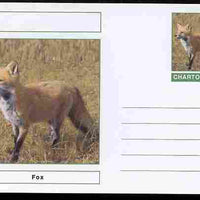 Chartonia (Fantasy) Animals - Fox postal stationery card unused and fine