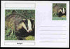 Chartonia (Fantasy) Animals - Badger postal stationery card unused and fine