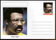 Palatine (Fantasy) Personalities - Clive Lloyd (cricket) postal stationery card unused and fine