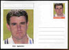 Palatine (Fantasy) Personalities - Alan Igglesden (cricket) postal stationery card unused and fine