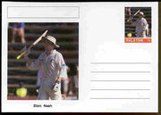 Palatine (Fantasy) Personalities - Dion Nash (cricket) postal stationery card unused and fine