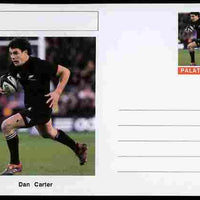 Palatine (Fantasy) Personalities - Dan Carter (rugby) postal stationery card unused and fine