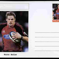 Palatine (Fantasy) Personalities - Richie McCaw (rugby) postal stationery card unused and fine