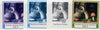 Equatorial Guinea 1977 European Animals EK5 (Stoat and Wild Mushrooms) set of 4 imperf progressive proofs on ungummed paper comprising 1, 2, 3 and all 4 colours (as Mi 1139)
