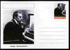 Palatine (Fantasy) Personalities - Sergei Rachmaninoff (composer) postal stationery card unused and fine