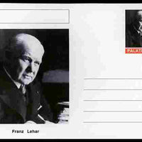 Palatine (Fantasy) Personalities - Franz Lehar (composer) postal stationery card unused and fine