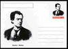 Palatine (Fantasy) Personalities - Gustav Mahler (composer) postal stationery card unused and fine