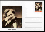 Palatine (Fantasy) Personalities - Hector Berlioz (composer) postal stationery card unused and fine