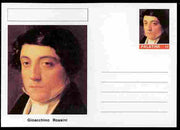 Palatine (Fantasy) Personalities - Gioacchino Rossini (composer) postal stationery card unused and fine